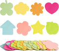 16 Pads Cute Sticky Notes, Fun Notepads Star Heart Cloud House Shape Cartoon Memo Pads Self-Sticky Note Pads for School Office Home